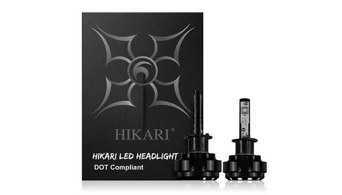 Hikari 9007/HB5 LED Bulbs,12000LM High Lumens Dual Beam LED Kit,Japan CSP LED Tech,30W Thunder CSP LED Equivalent to 80W Ordinary LED,CANBUS Ready,Halogen Bulbs Upgrade Replacement,6000K White 