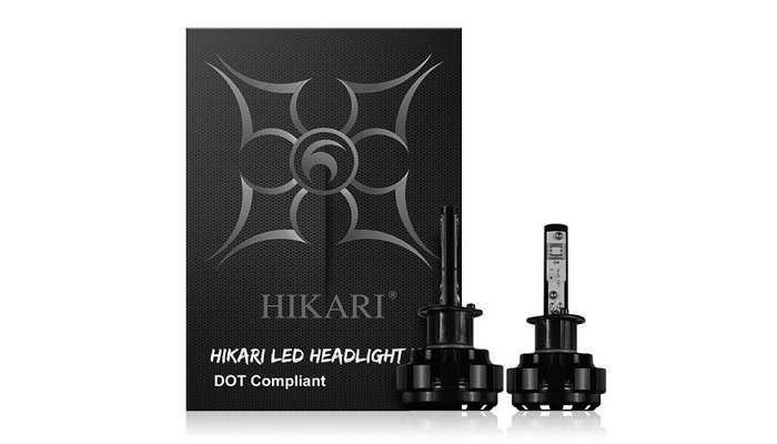  Hikari H7 LED Fog Light Bulbs,12000LM, High Lumens LED Kit,30W  Thunder LED Equivalent to 80W Ordinary LED, CANBUS Ready, Halogen Upgrade  Replacement,6000K White : Automotive