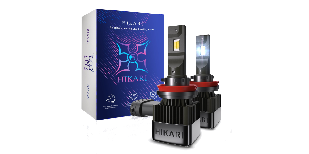  Hikari H7 LED Fog Light Bulbs,12000LM, High Lumens LED